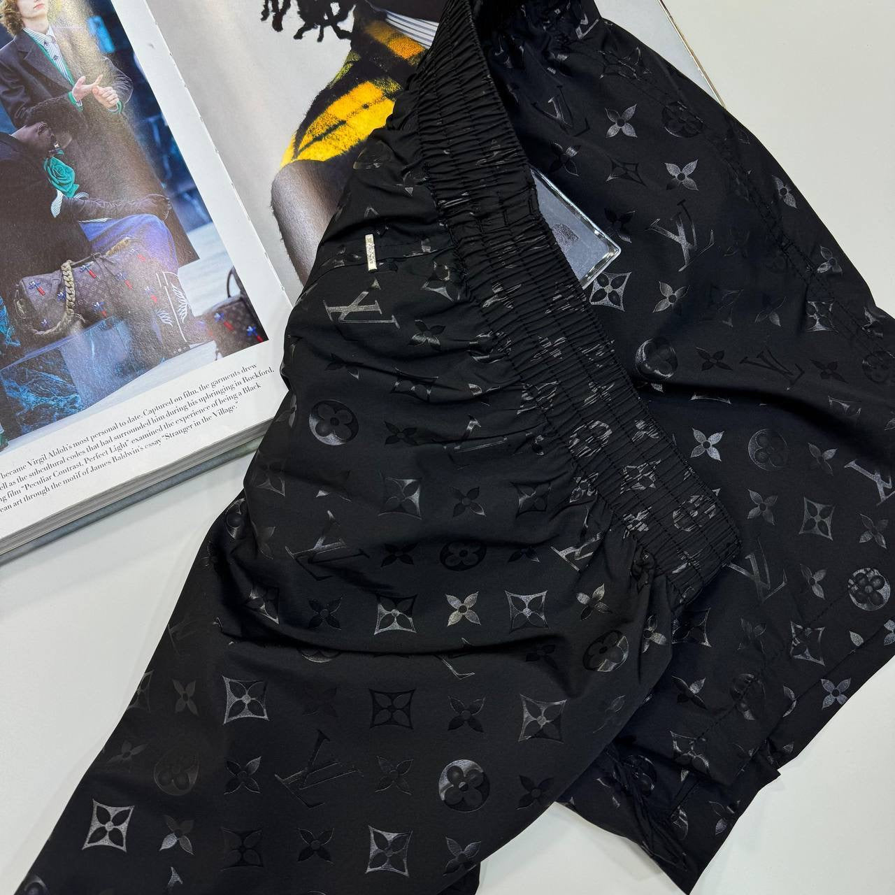 L.V SHORT SET GREY/BLACK
