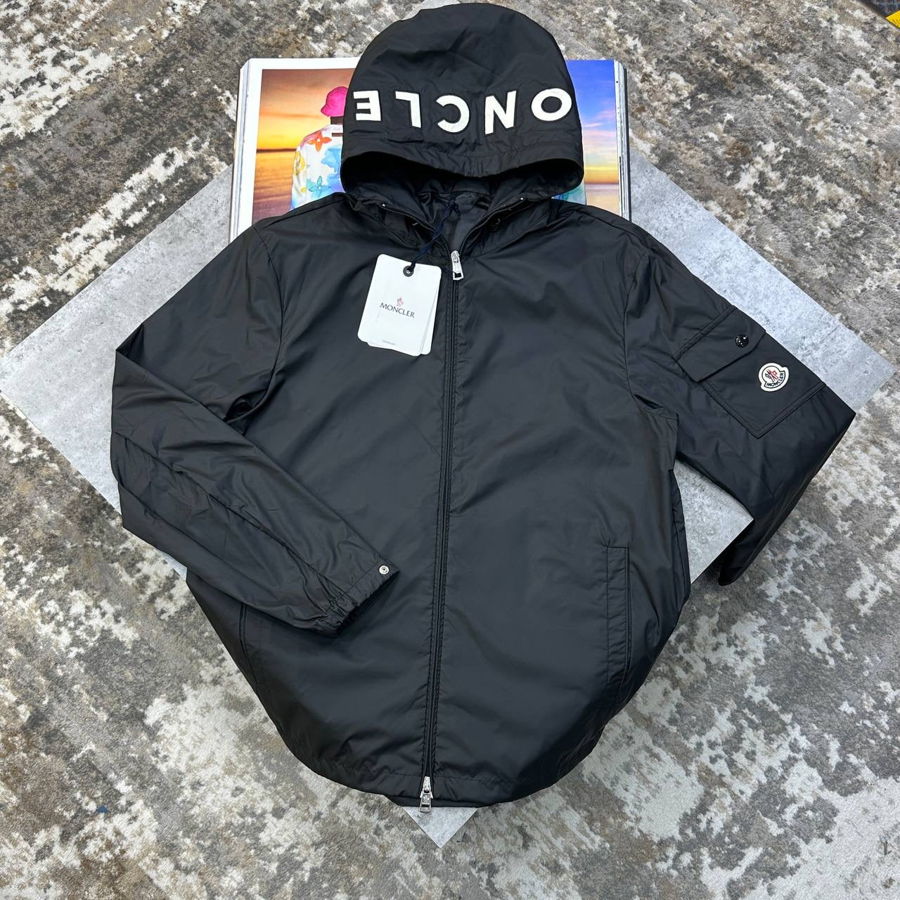 NCLR WINDBREAKER SIDE POCKET BADGE BLACK
