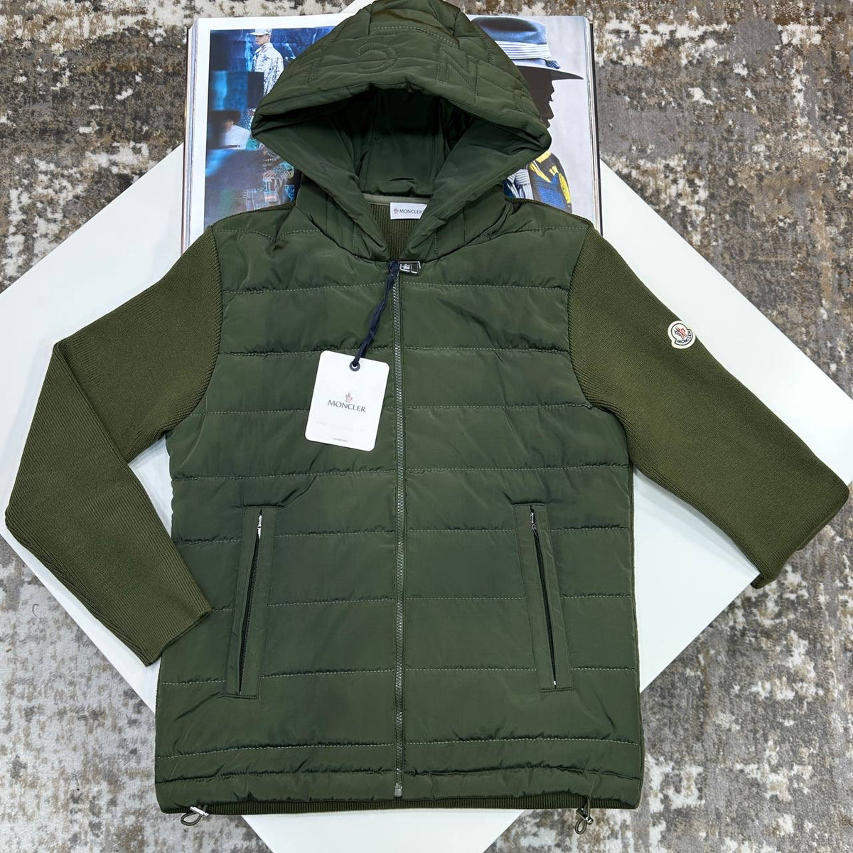 MNCLR SIDE BADGE JACKET-KHAKHI
