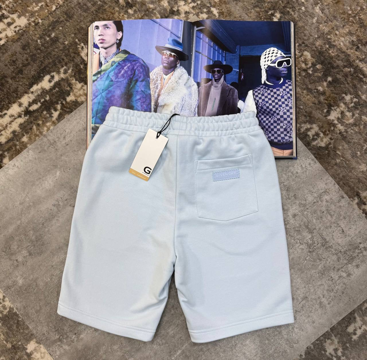 GVNCHY SHORT SET LIGHTBLUE