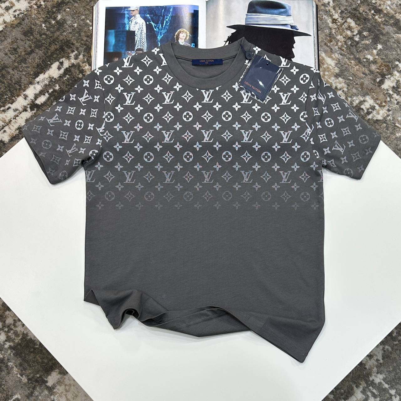 L.V SHORT SET GREY/BLACK