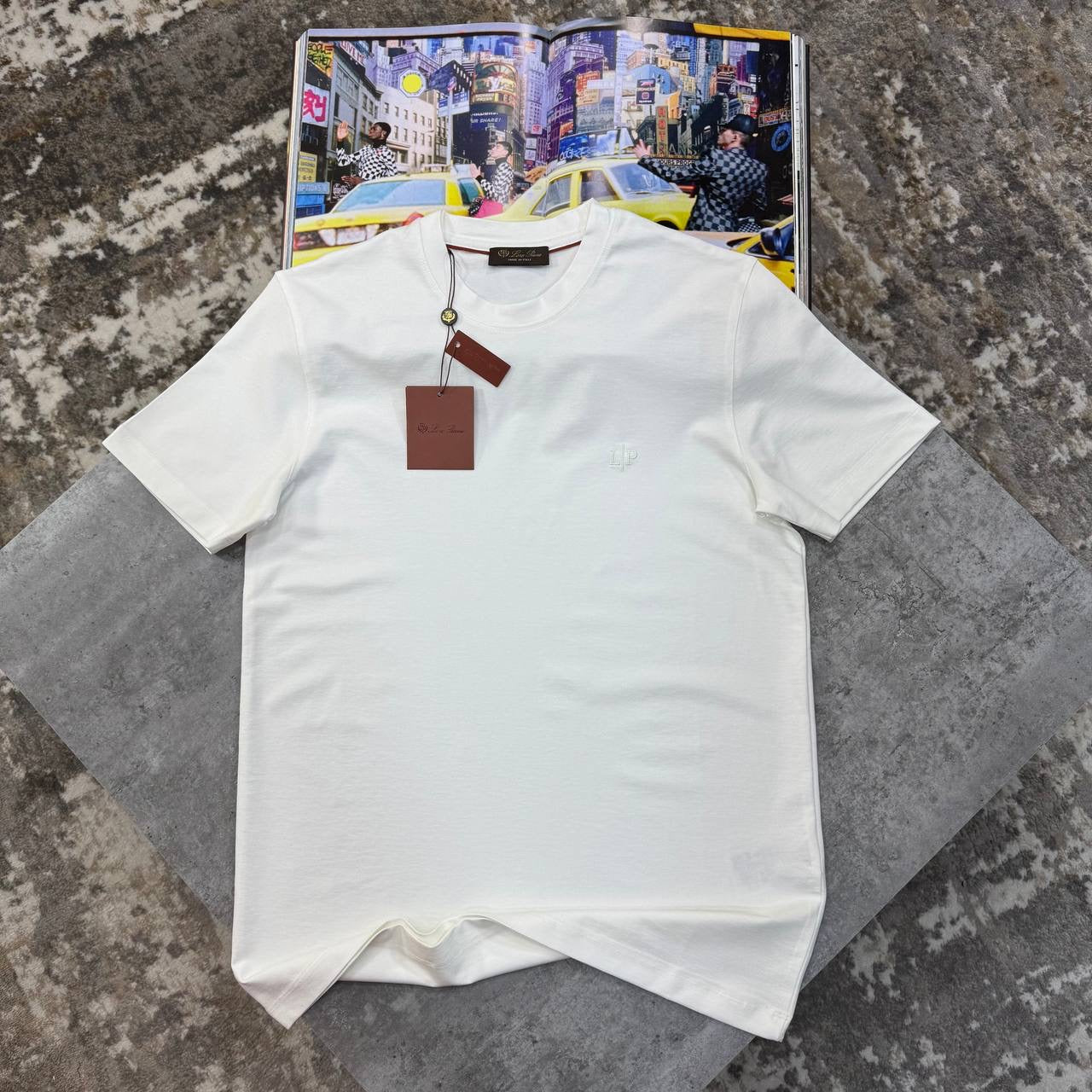 L.P SIDE SMALL LOGO T-SHIRT WHITE