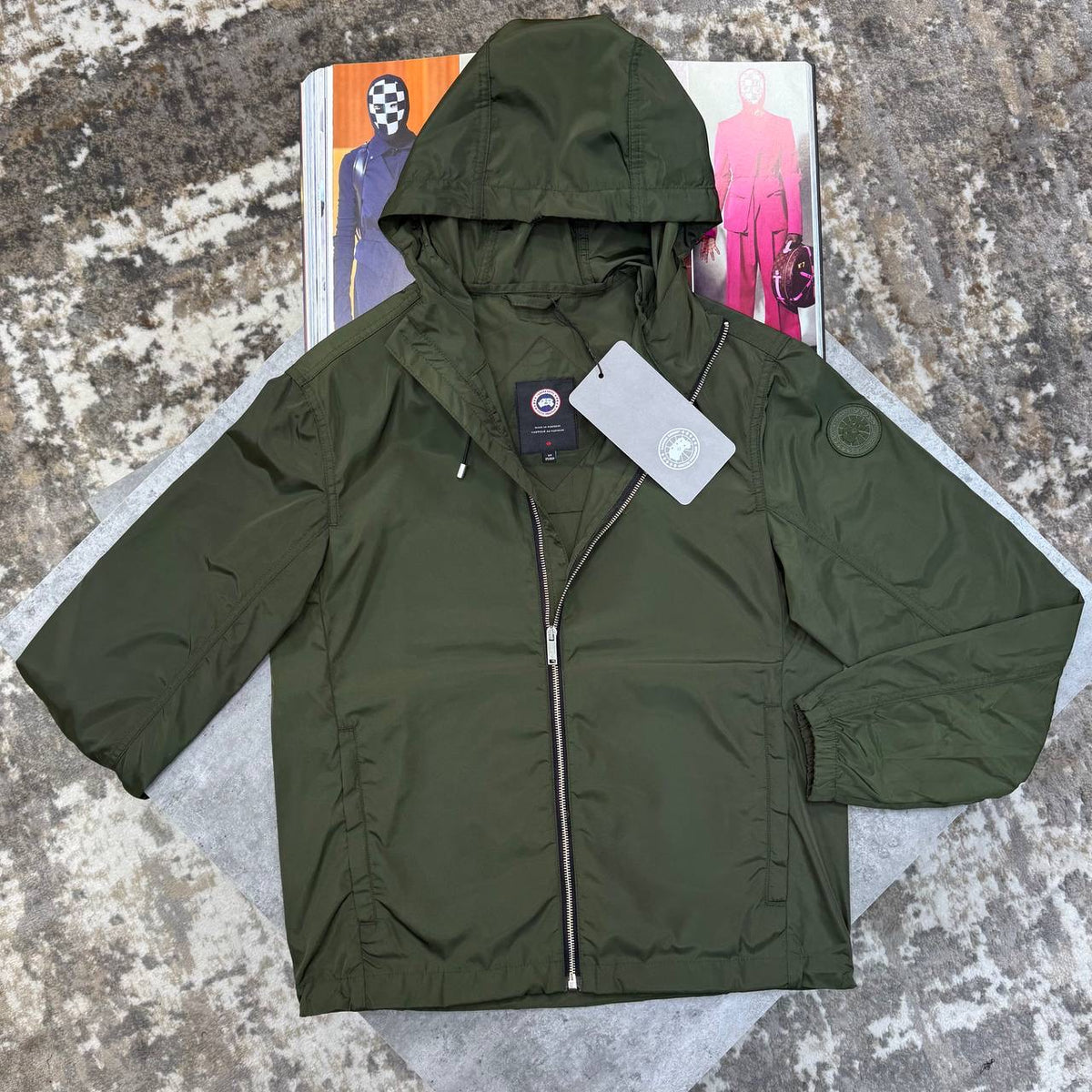 C.G WINDBREAKER SIDE BADGE KHAKHI