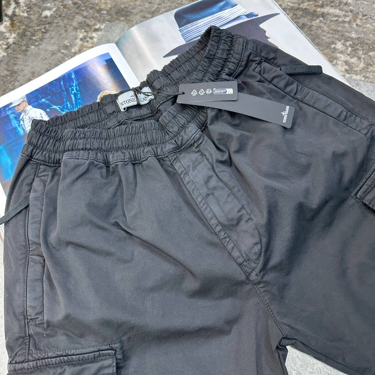 STNE CARGO PANTS-BLACK