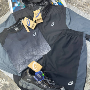 ACS 3 PIECE SHORT SET BLACK/GREY