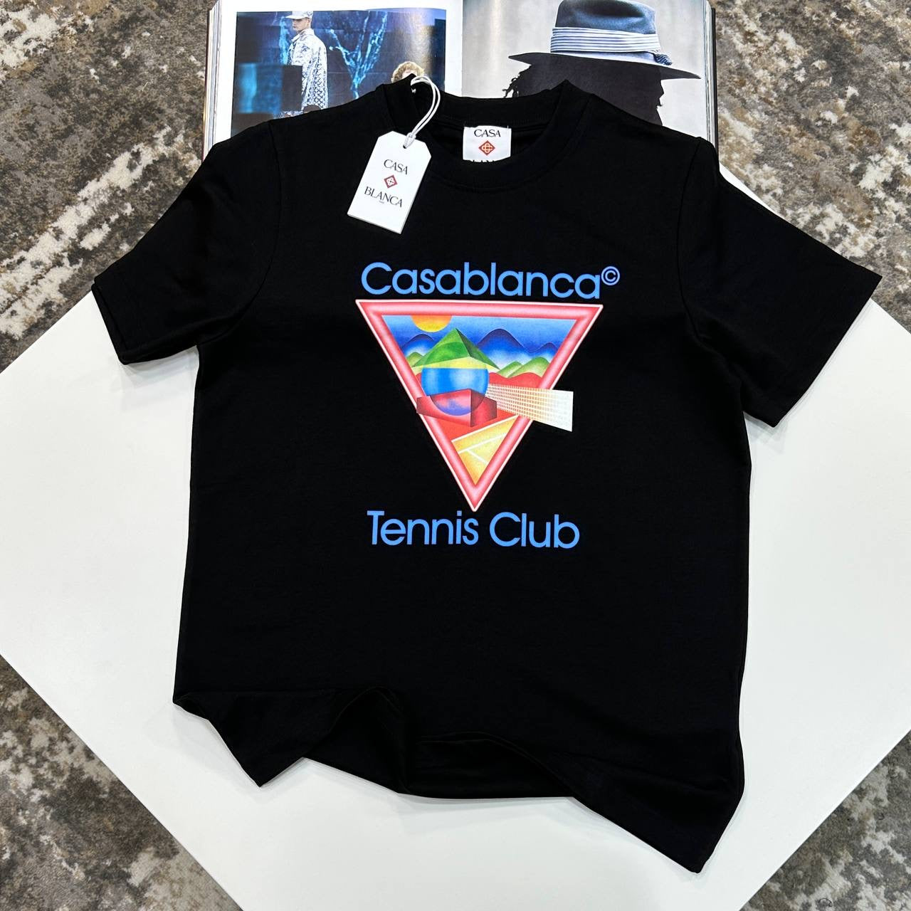 C.B TSHIRT-BLACK