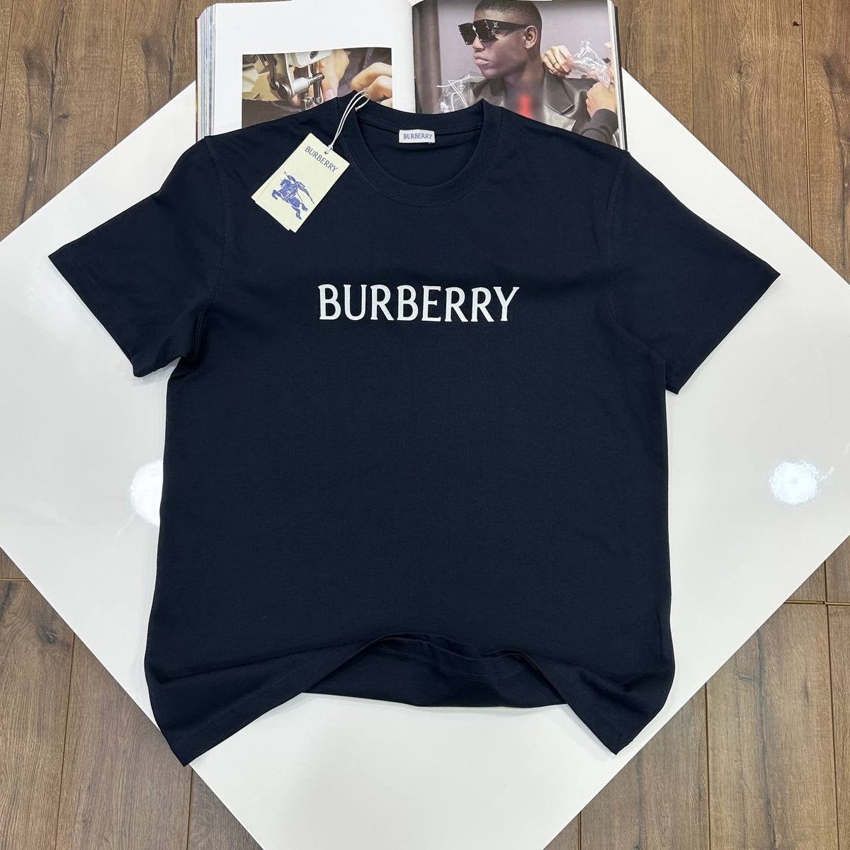 BRBRY SHORT SET NAVY/BLUE