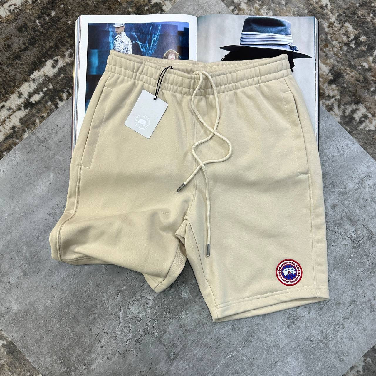 CG LONG SHORTS BEIGE
