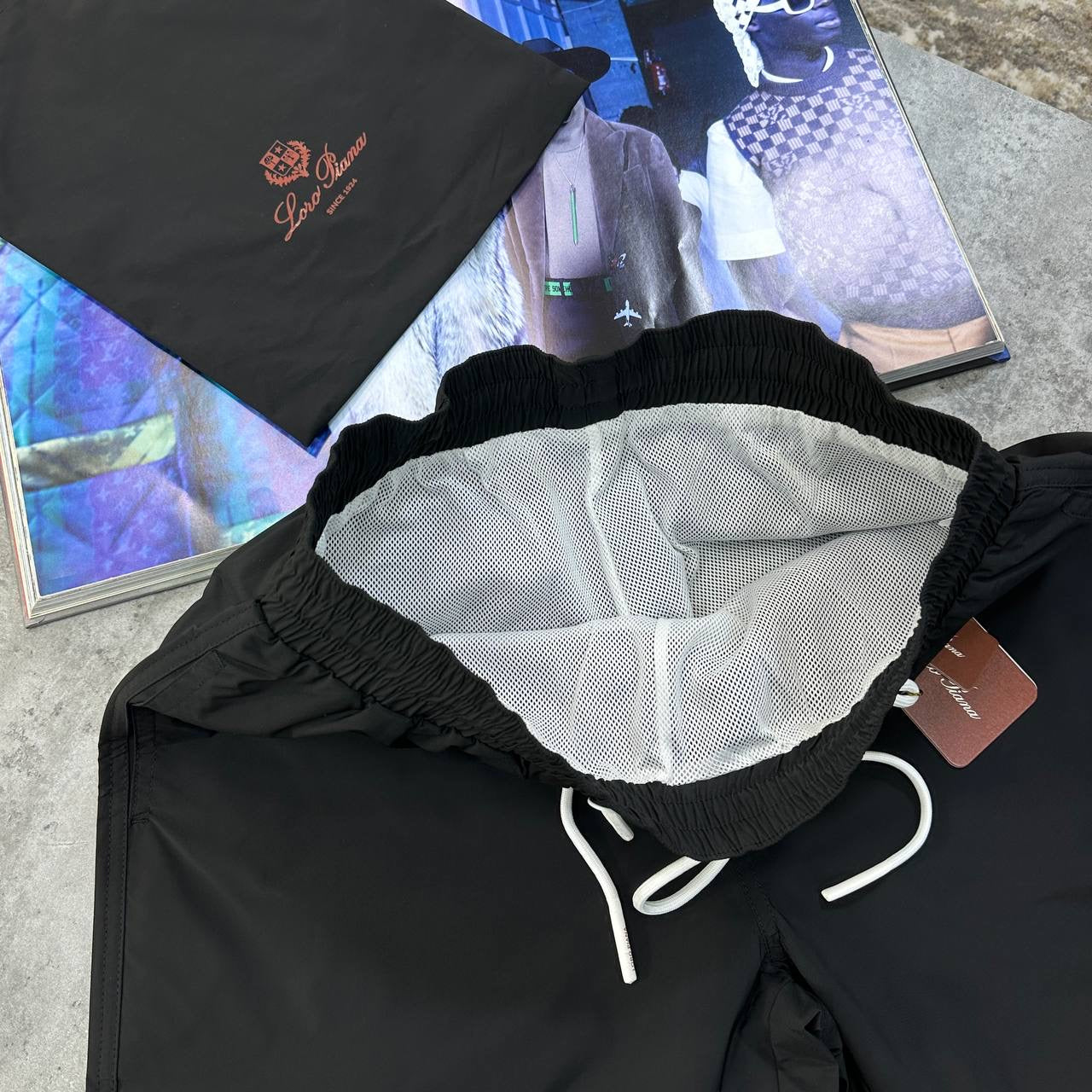 L|P SHORT SET ALL BLACK