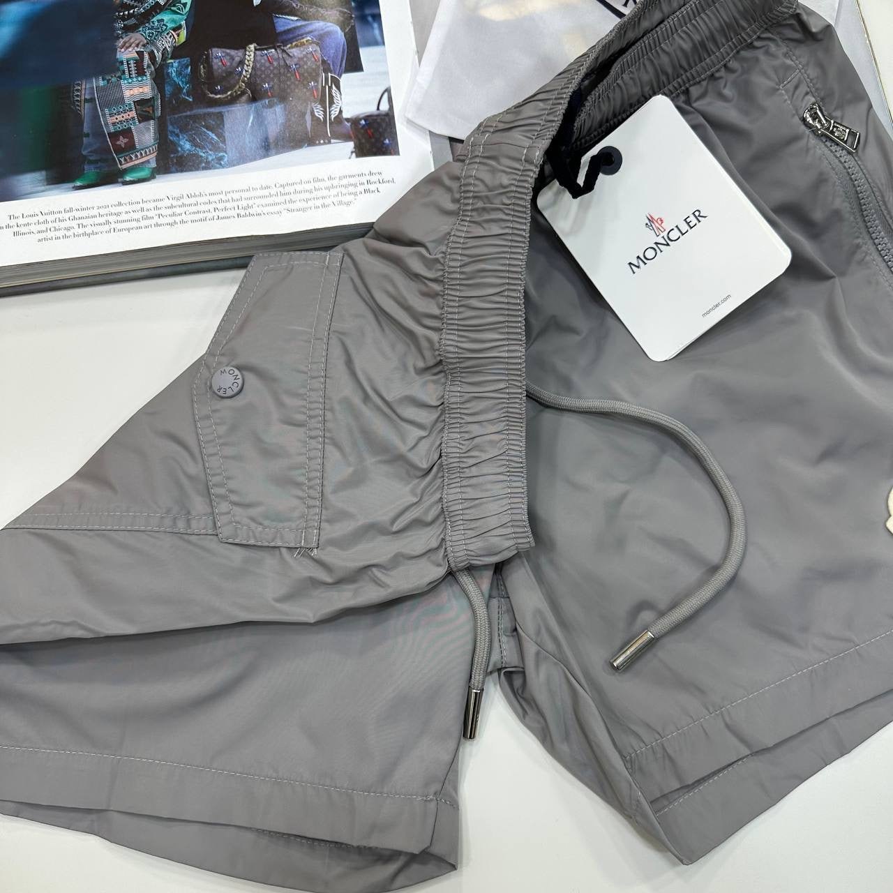 NCLR SWIM SHORT LIGHT GREY
