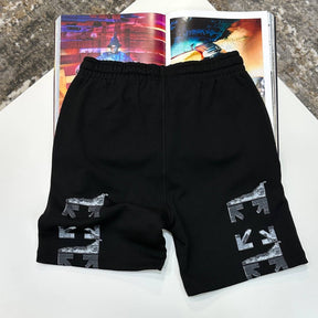 OFF-W SHORT SET WHITE/ BLACK