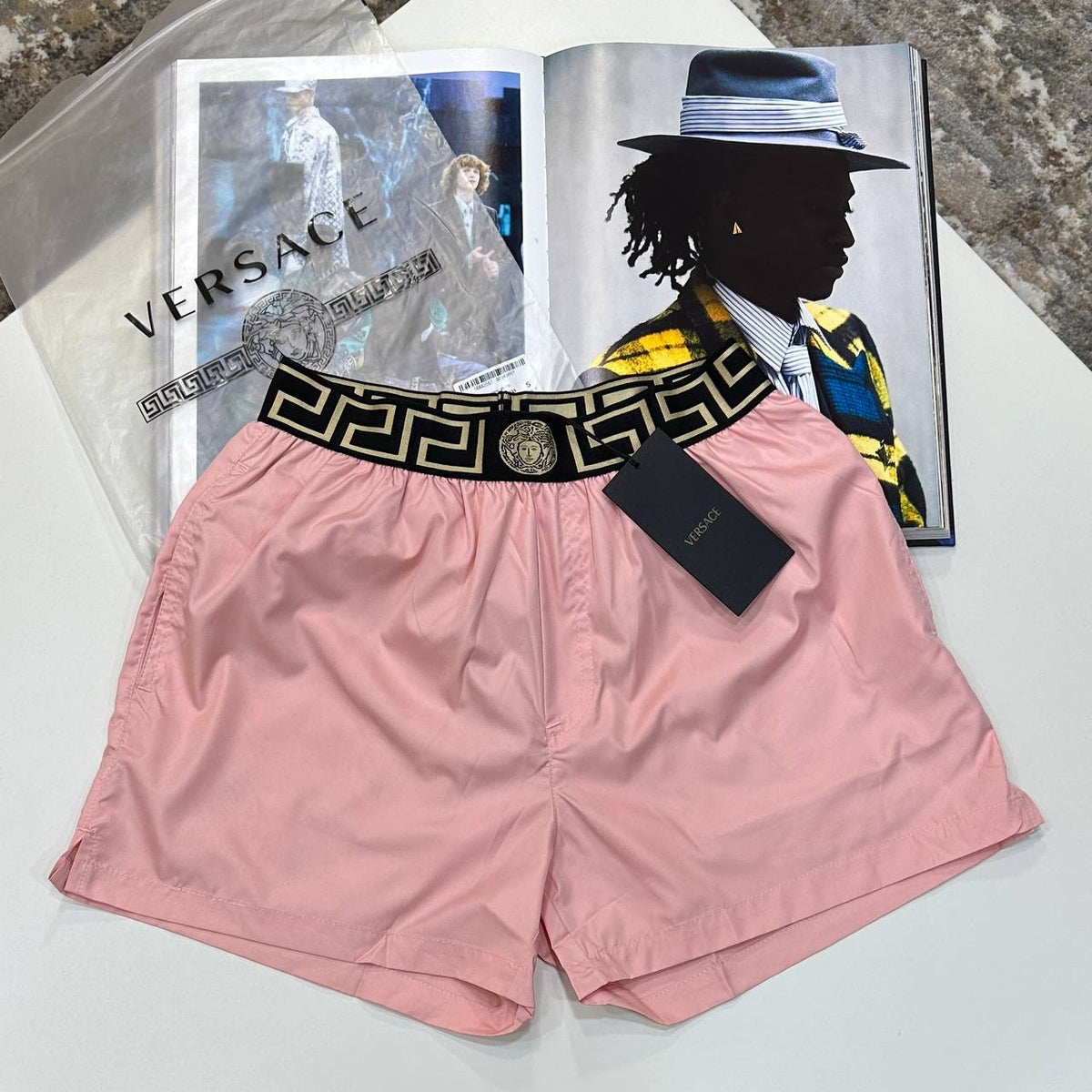 VRCE SWIM SHORTS PINK