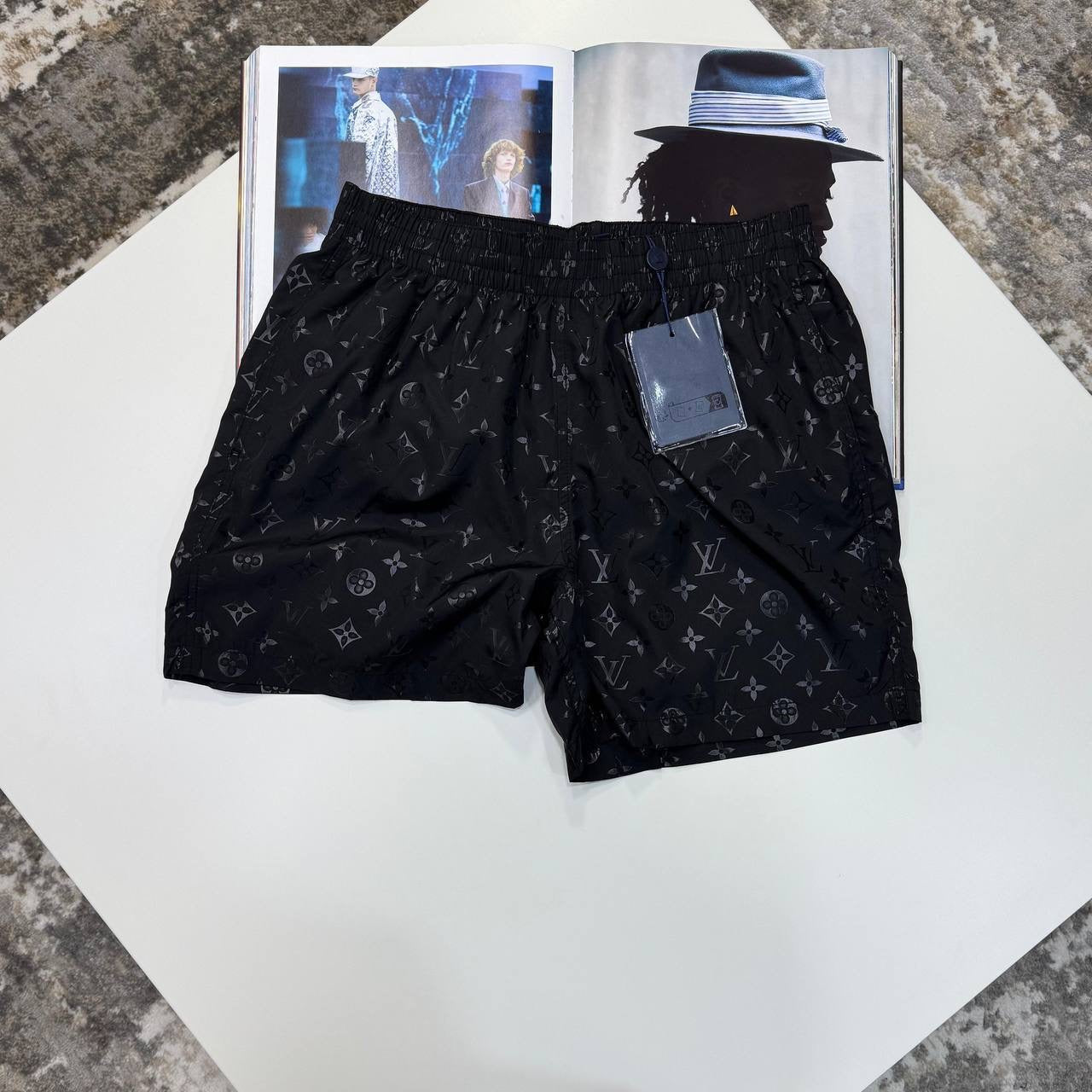 L.V SHORT SET GREY/BLACK