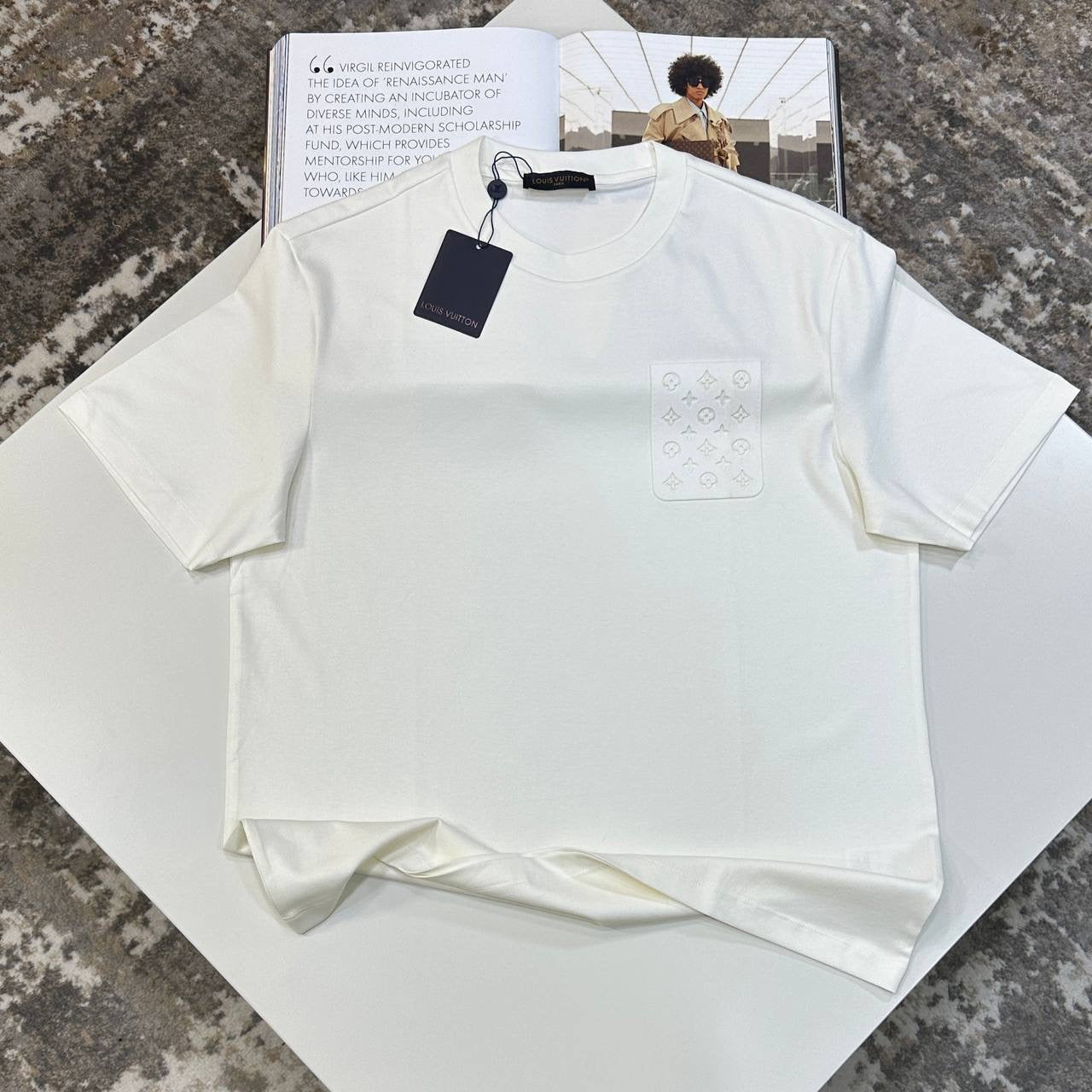 L.V SHORT SET WHITE/BLACK