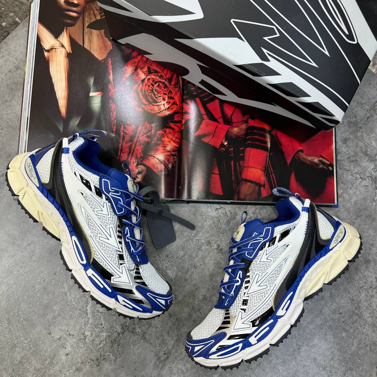 OFF/W TRAINER WHITE/BLUE