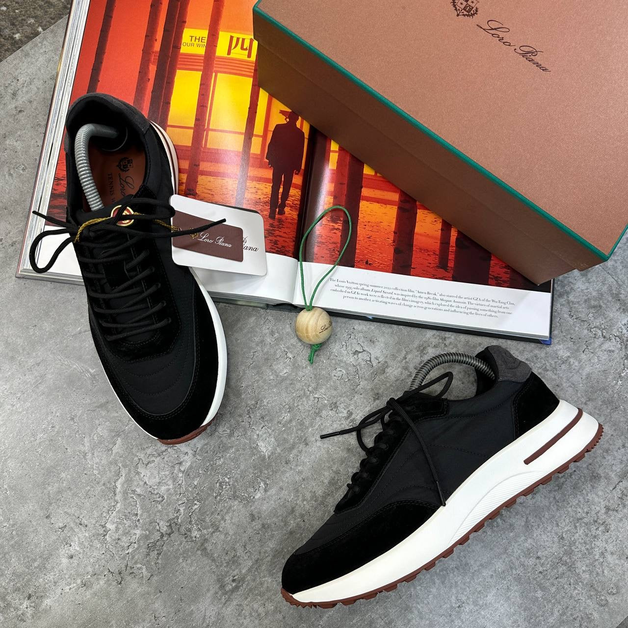 L/P TRAINER BLACK/WHITE