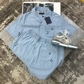 LVE SHORT SET LIGHTBLUE