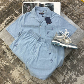 LVE SHORT SET LIGHTBLUE