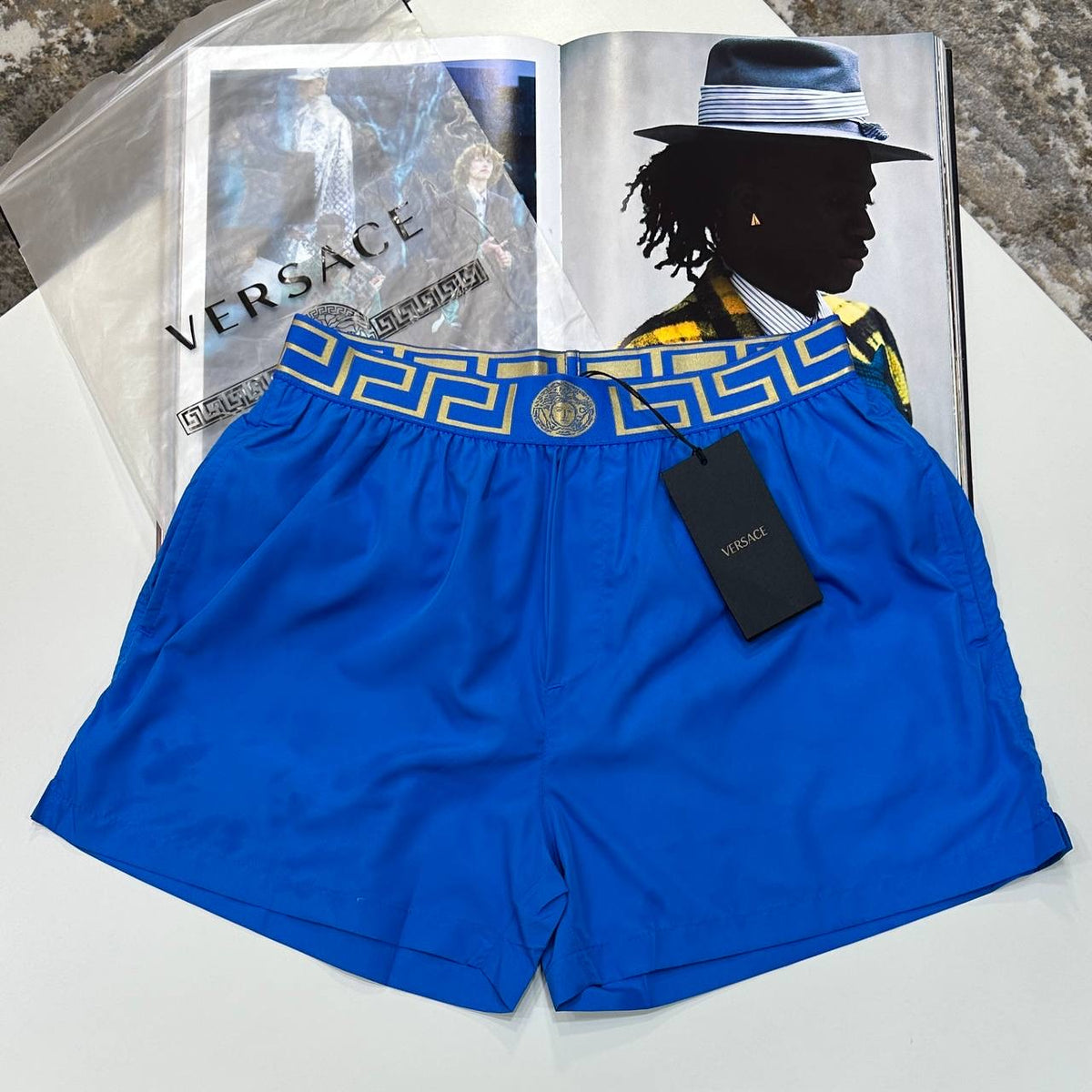 VRCE SWIM SHORTS BLUE