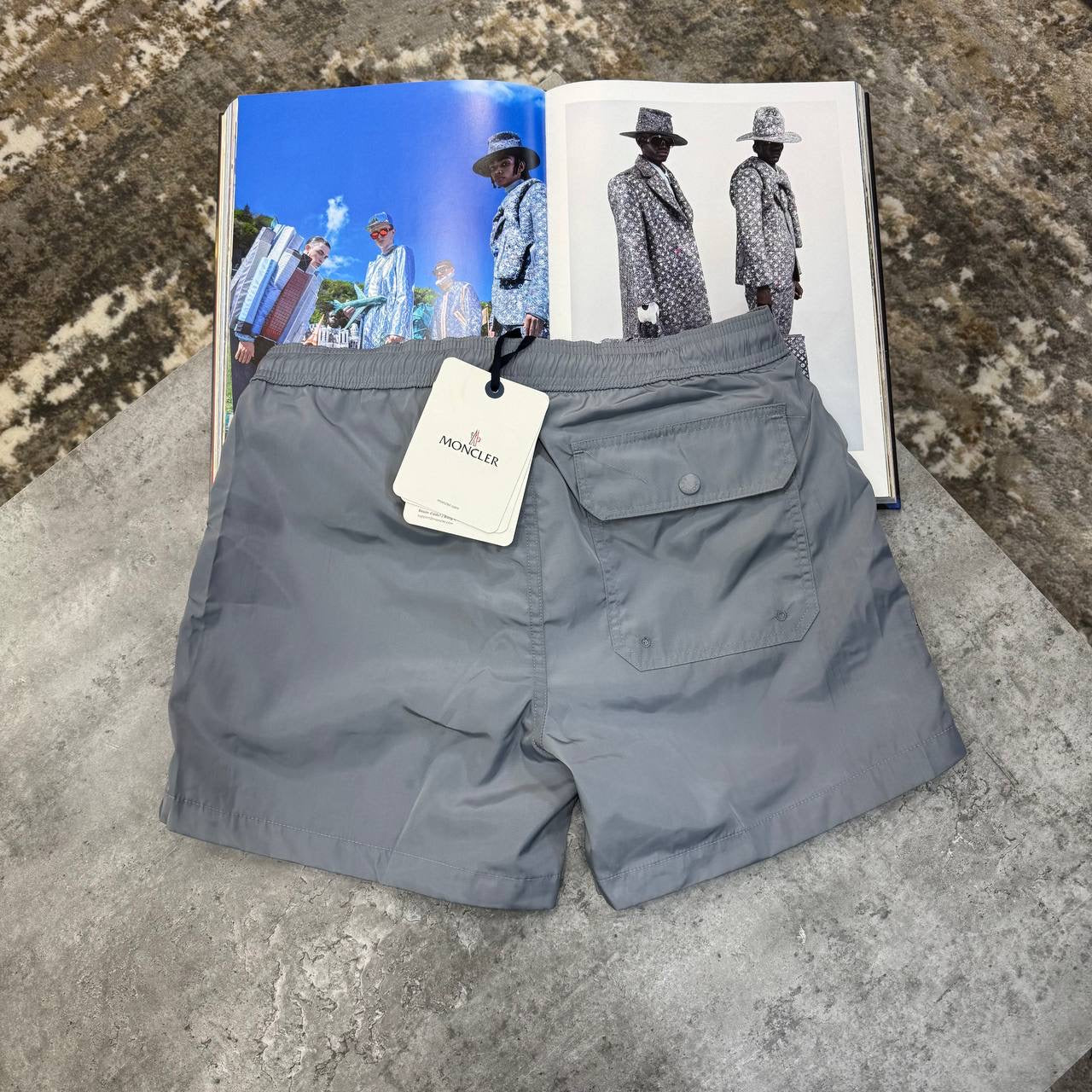 NCLR SHORT SET BLUE/GREY