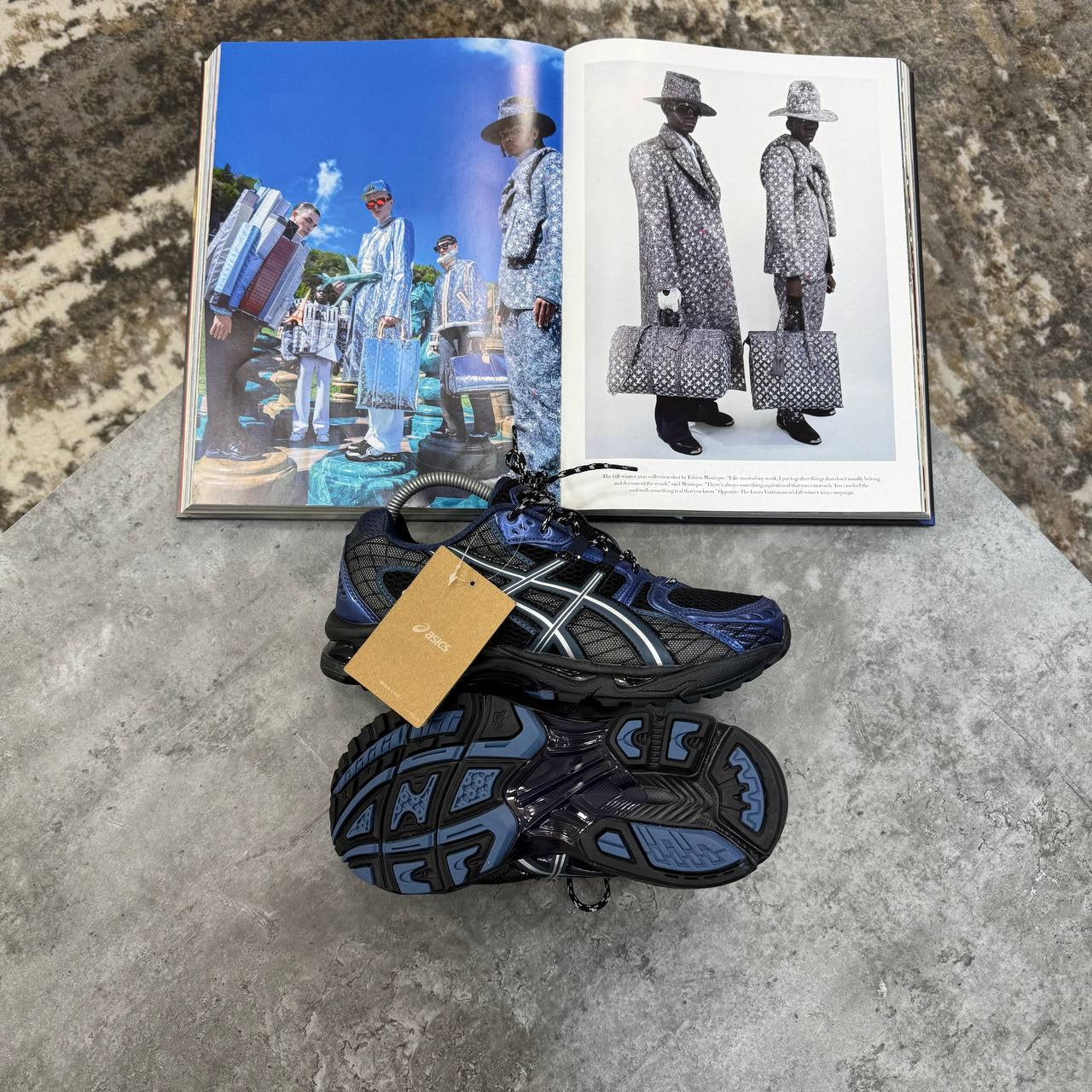 ASC GEL TRAINERS NAVY