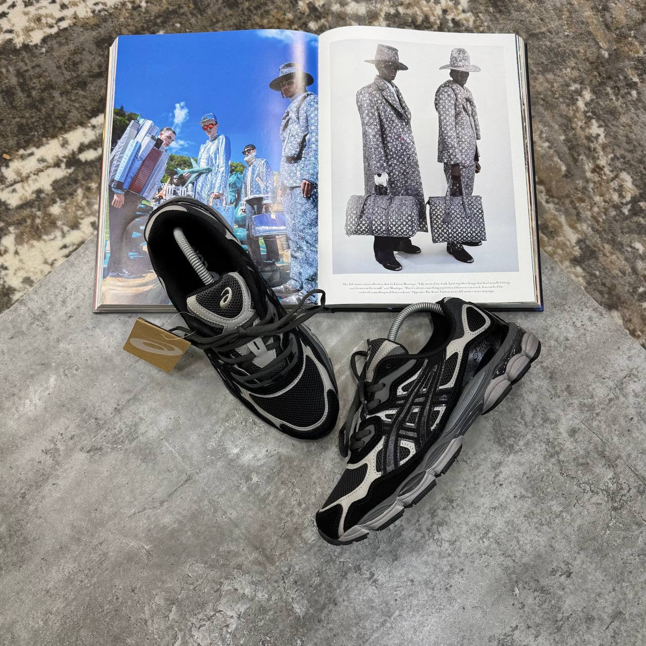 ASC GEL TRAINERS BLACK/GREY