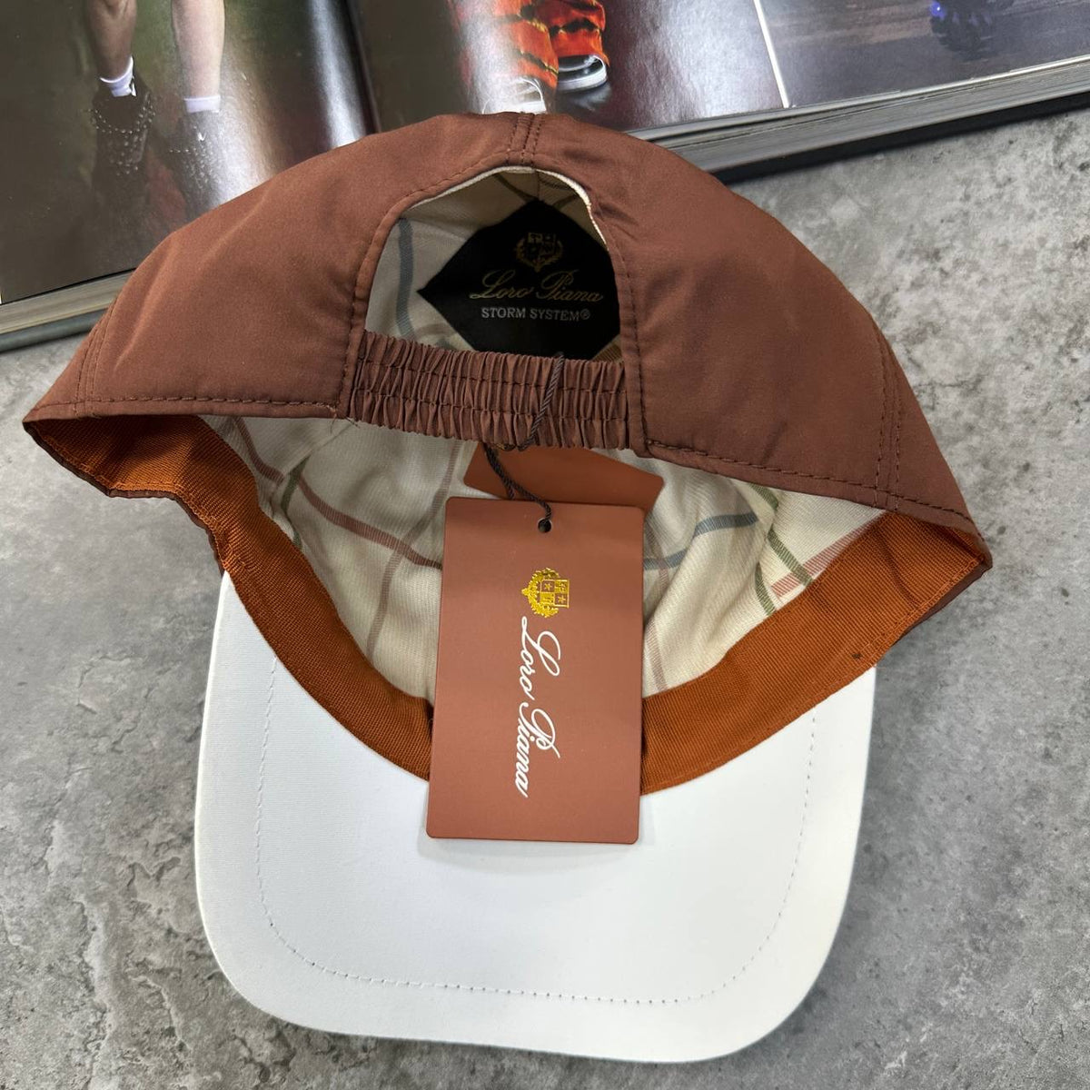 L/P CAP DARK BROWN