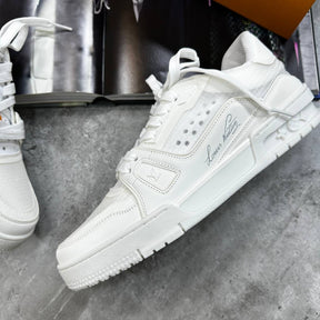 L.v TRAINER -ALL WHITE