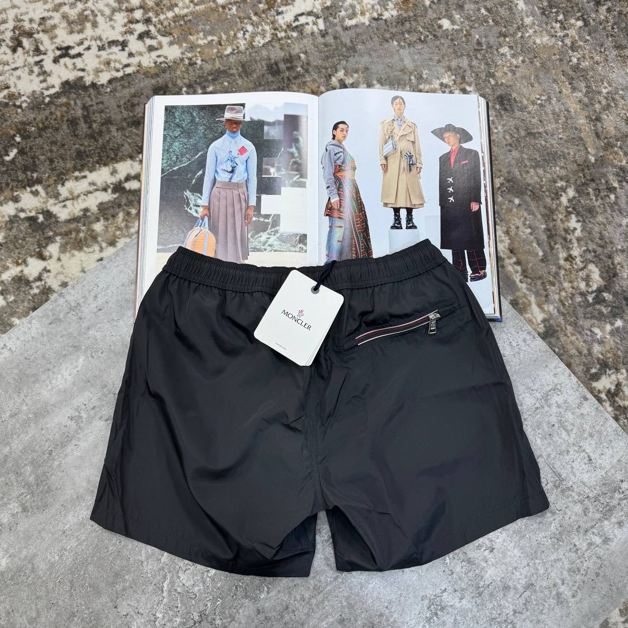 NCLR SHORT SET BLACK/ANTHERA
