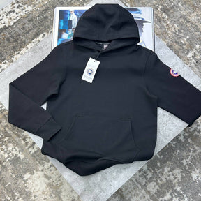 CG SIDE BADGE HOODIE BLACK