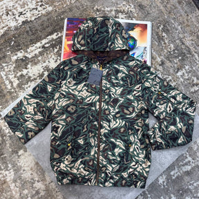 L.V REVERSIBLE JACKET BROWN