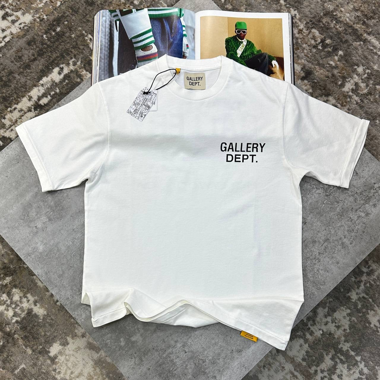 GD SHORT SET WHITE/BLACK