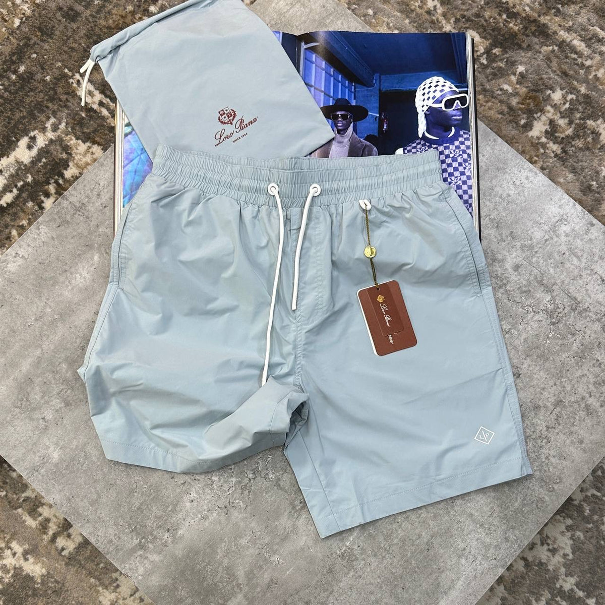 L.P SWIM SHORTS GREY