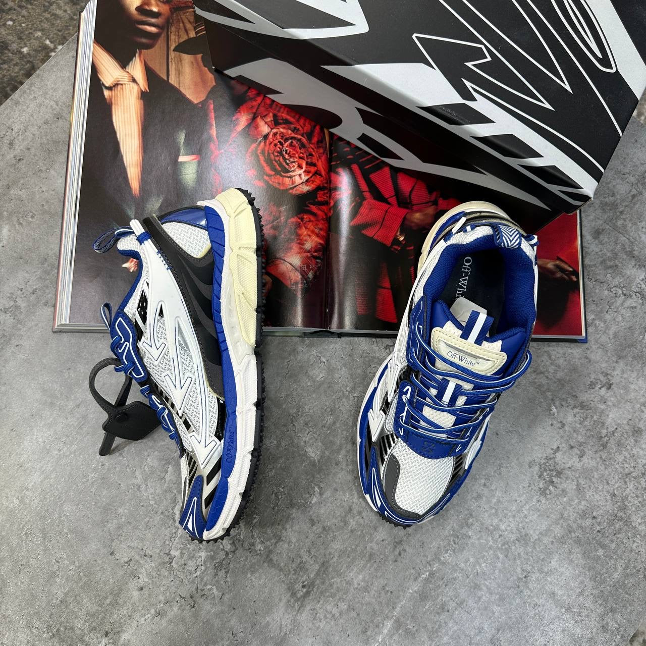OFF/W TRAINER WHITE/BLUE