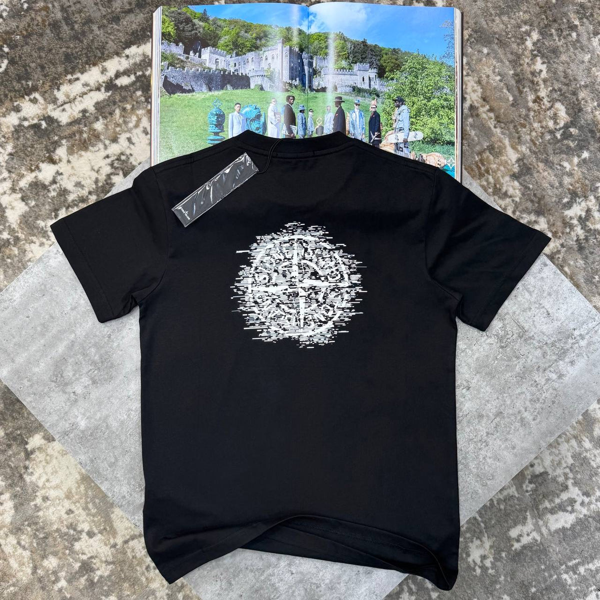 S.I BACK BIGPRINT T-SHIRT BLACK