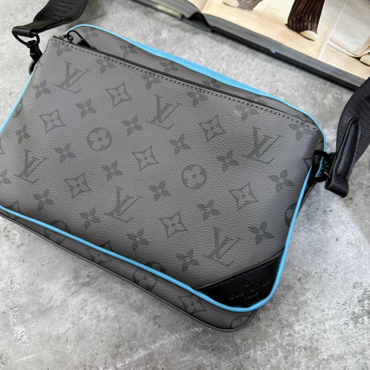 LVE TRIO BAG GREY|BLUE