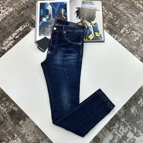 DSQD SLIM FIT JEANS BLUE