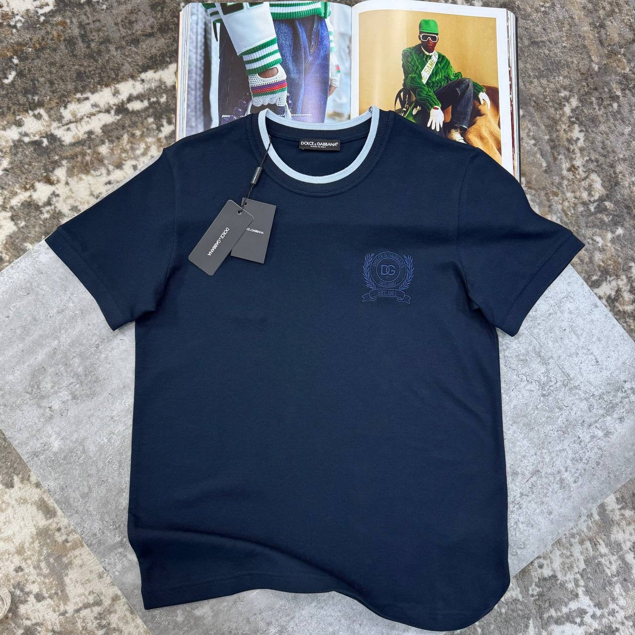 D&G TSHIRT NAVY