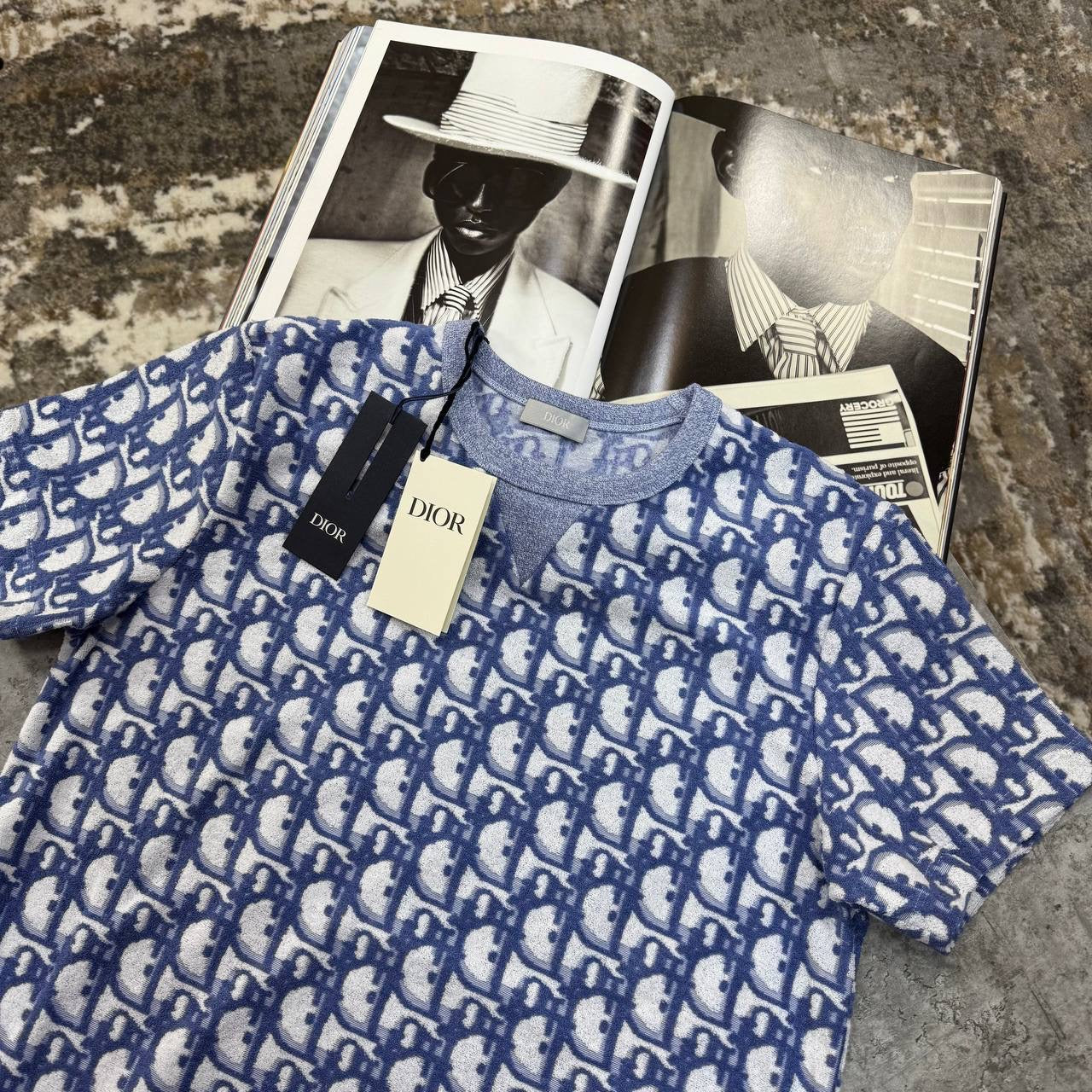 IOR TOWEL TSHIRT BLUE