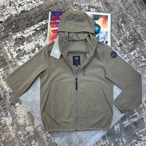 C.G LIGHT WEIGHT JACKET SIDE BLACK BADGE LIGHTBROWN