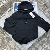 CP SIDE BADGE HOODIE BLACK