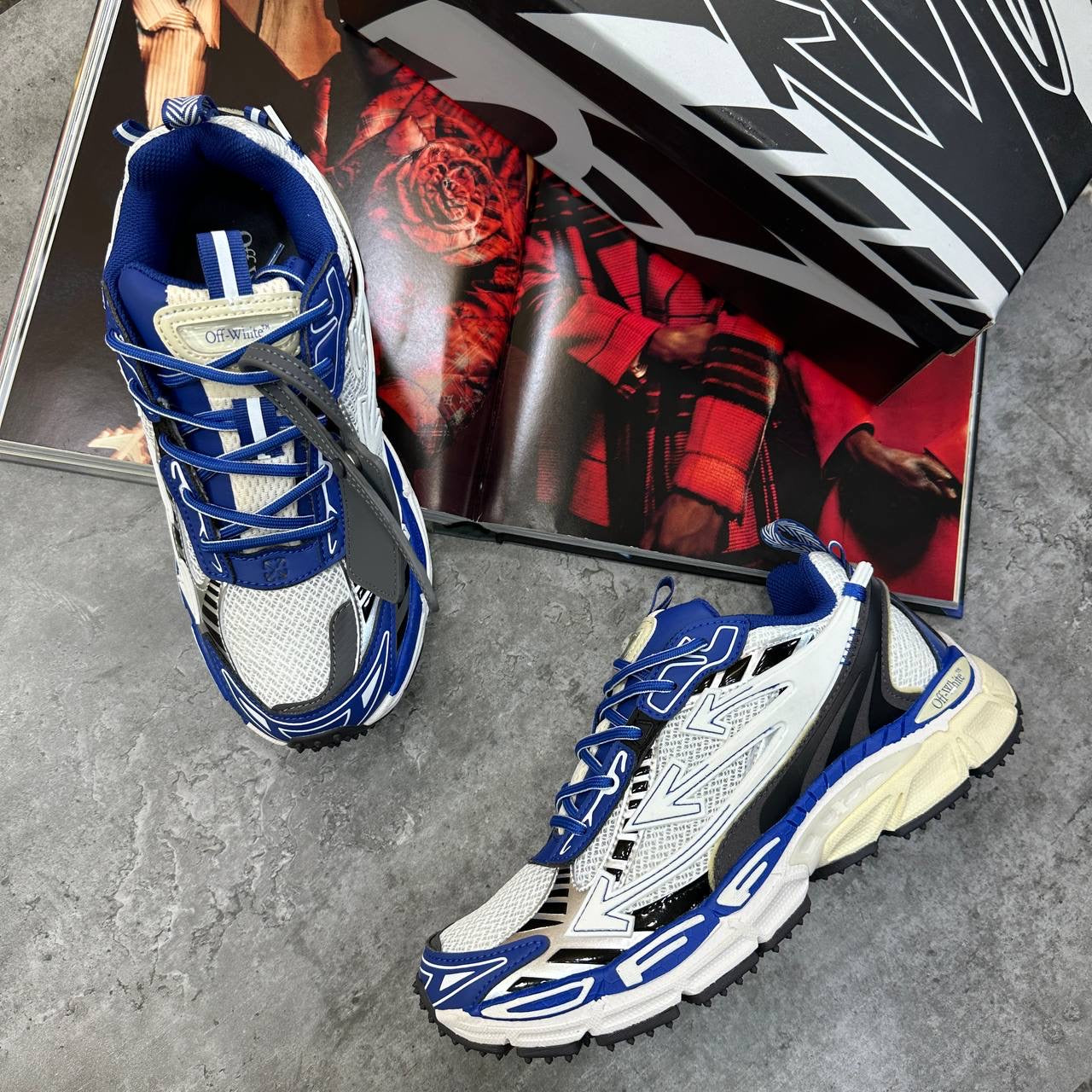 OFF/W TRAINER WHITE/BLUE