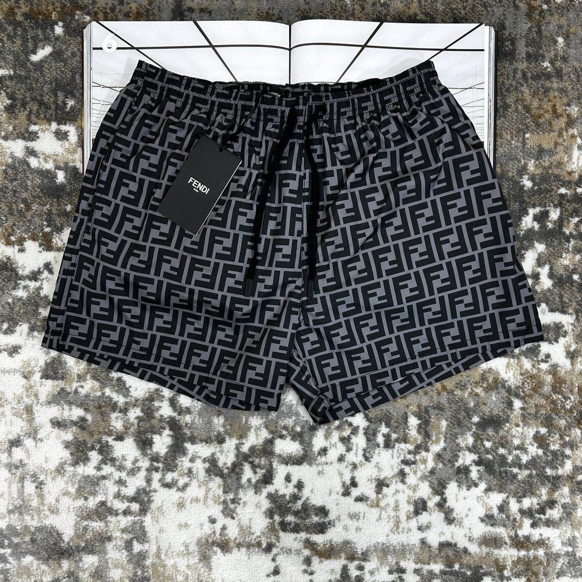 FNDI SWIM SHORTS BLACK