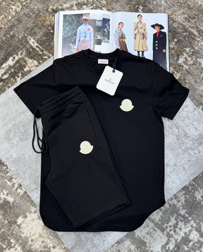 NCLR SHORT SET BIG FRONT LOGO ALL BLACK