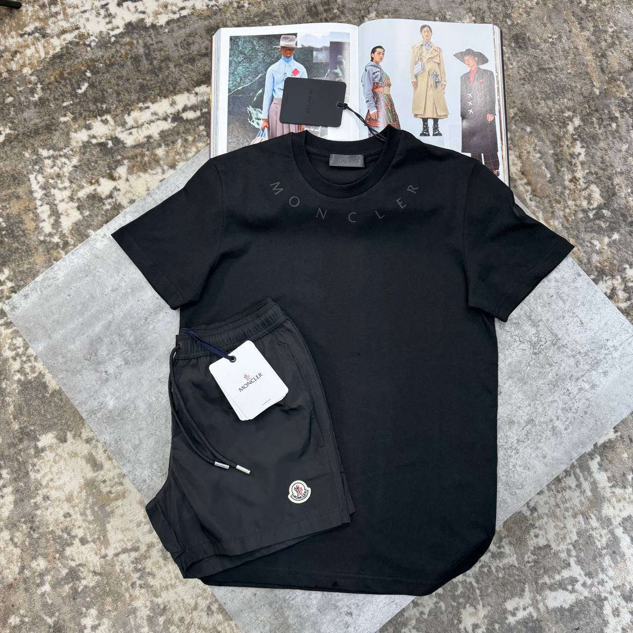 NCLR SHORT SET ALL BLACK