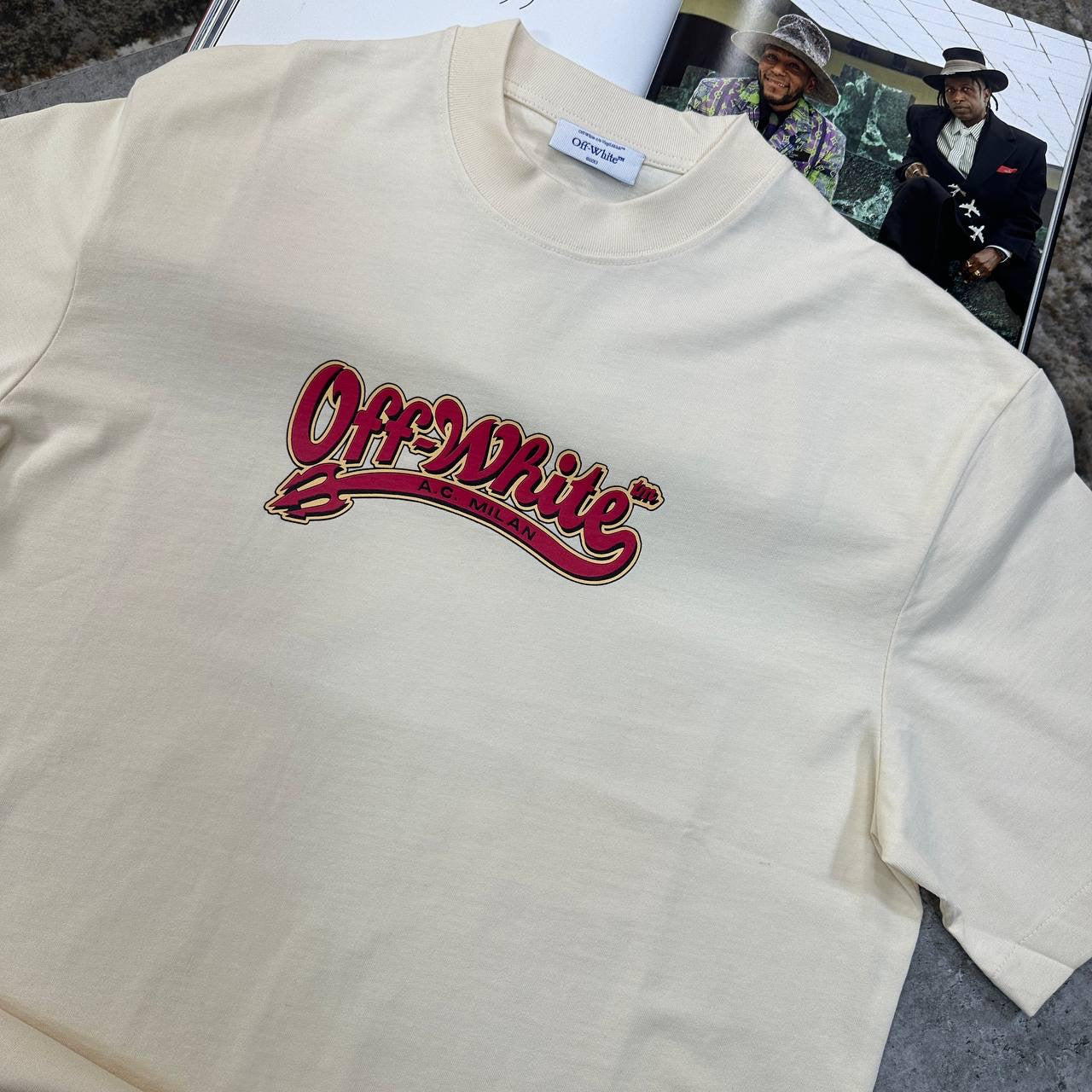 OF-W OVER SIZED TSHIRT LIGHT YELLOW
