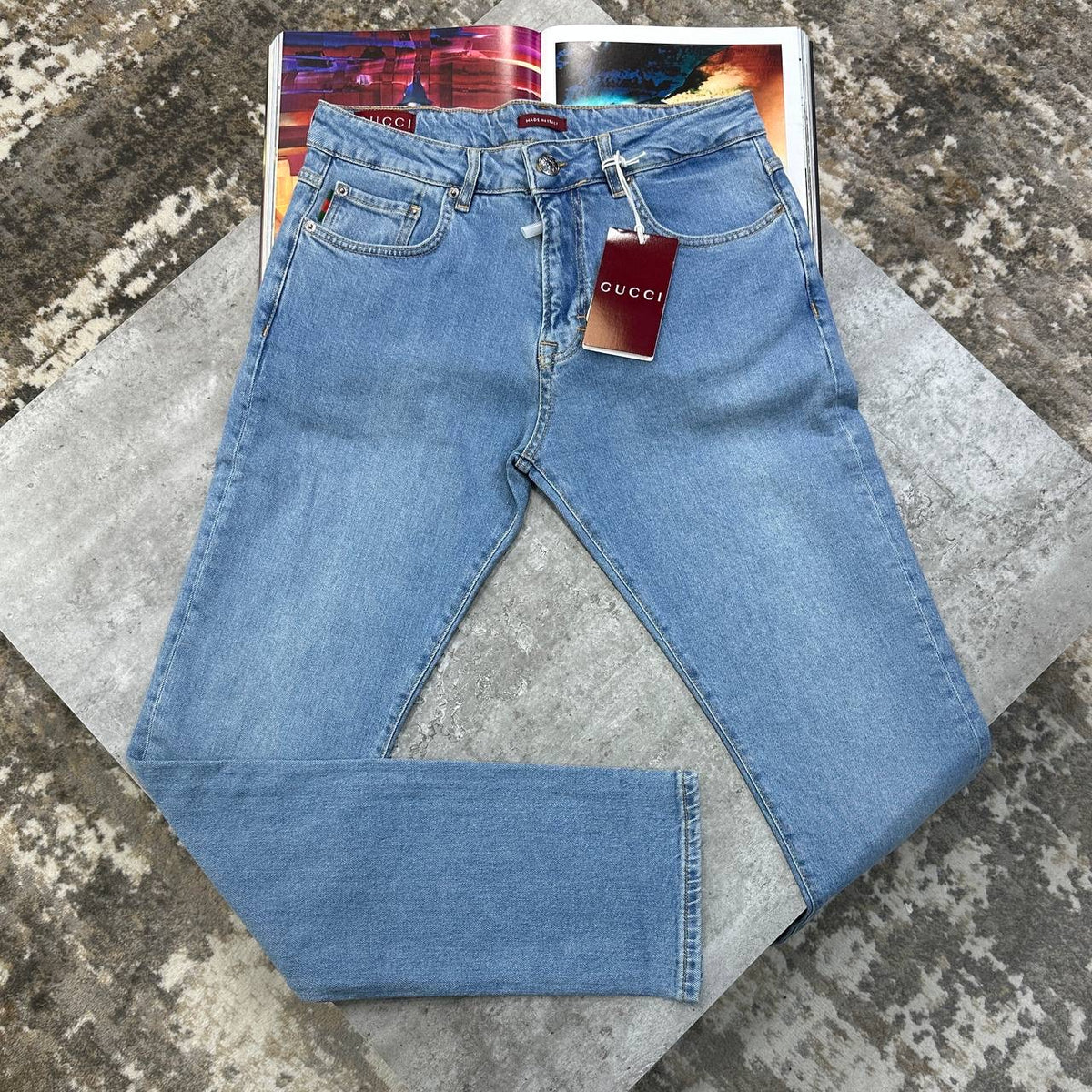 UCCI SLIM FIT JEANS BLUE