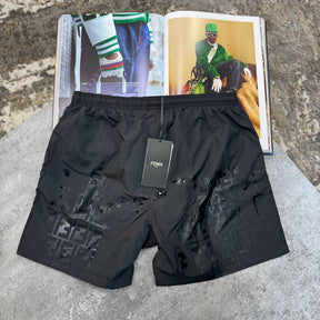 FNDI WATER REACTIVE SWIM SHORT BLACK
