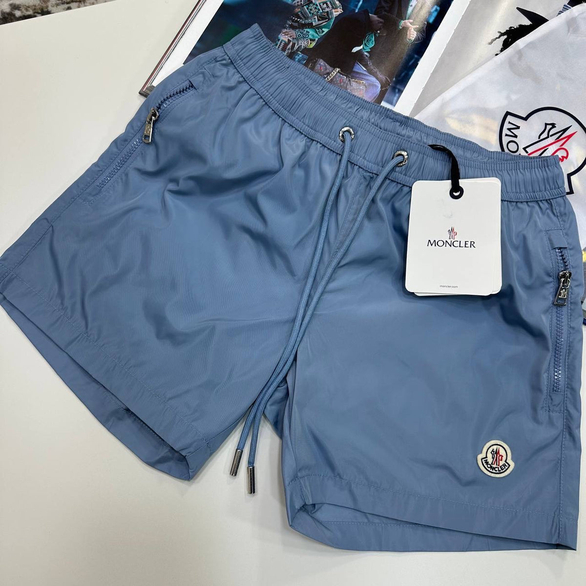 NCLR SWIM SHORT LIGHT BLUE