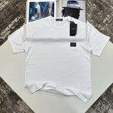 DandG METAL BADGE TSHIRT-WHITE